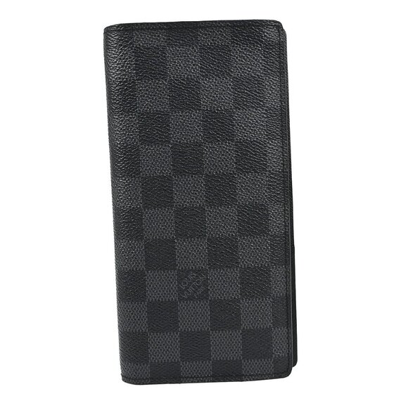 Louis Vuitton Damier Graphite Portefeuille Brazza Wallet N62665 TA2112 XX07044 - Picture 1 of 13